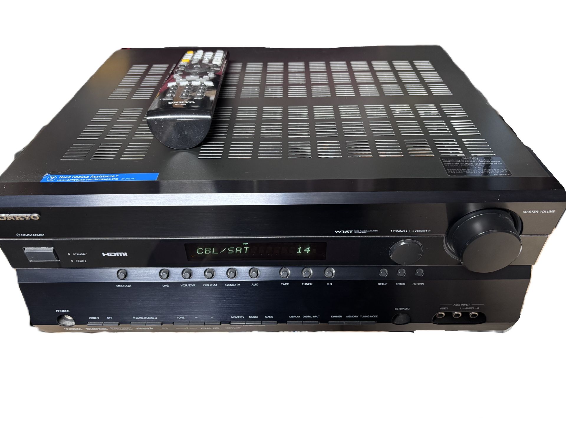 ONKYO TX-SR606 7.1 Receiver Dolby Home Theater AV