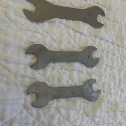 Vintage Cone Wrench Tool Lot  Of 3 Wrenches