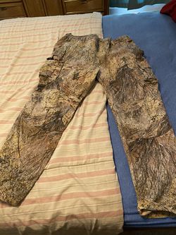 Camo overalls and pants. Size 3x