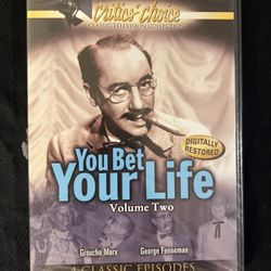 "YOU BET YOUR LIFE" TV SERIES VOLUME TWO DVD ~ 4 CLASSIC EPISODES  New Sealed