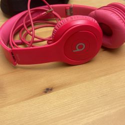 Pink Beats By Dre (corded)