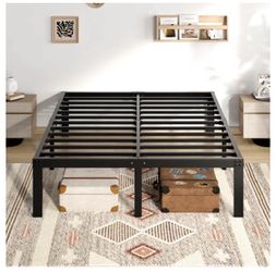 Queen Size Metal Platform Bed Frame