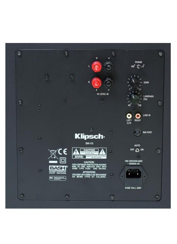 Klipsch Subwoofer SW-115