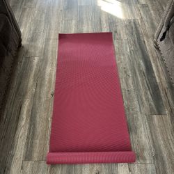 Red Mat For Pilates Exercise Women