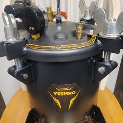 Air Pressure Pot Tank for Paint or Epoxy Resin Casting 10L 2.5Gal Pressure Pot for Resin NEW