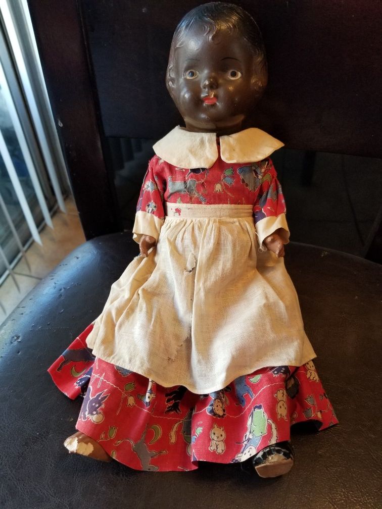 Antique Black Doll