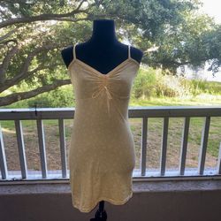 Light Yellow & White Floral Dress