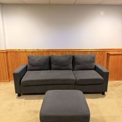 Upholstered Sofa 77.55”