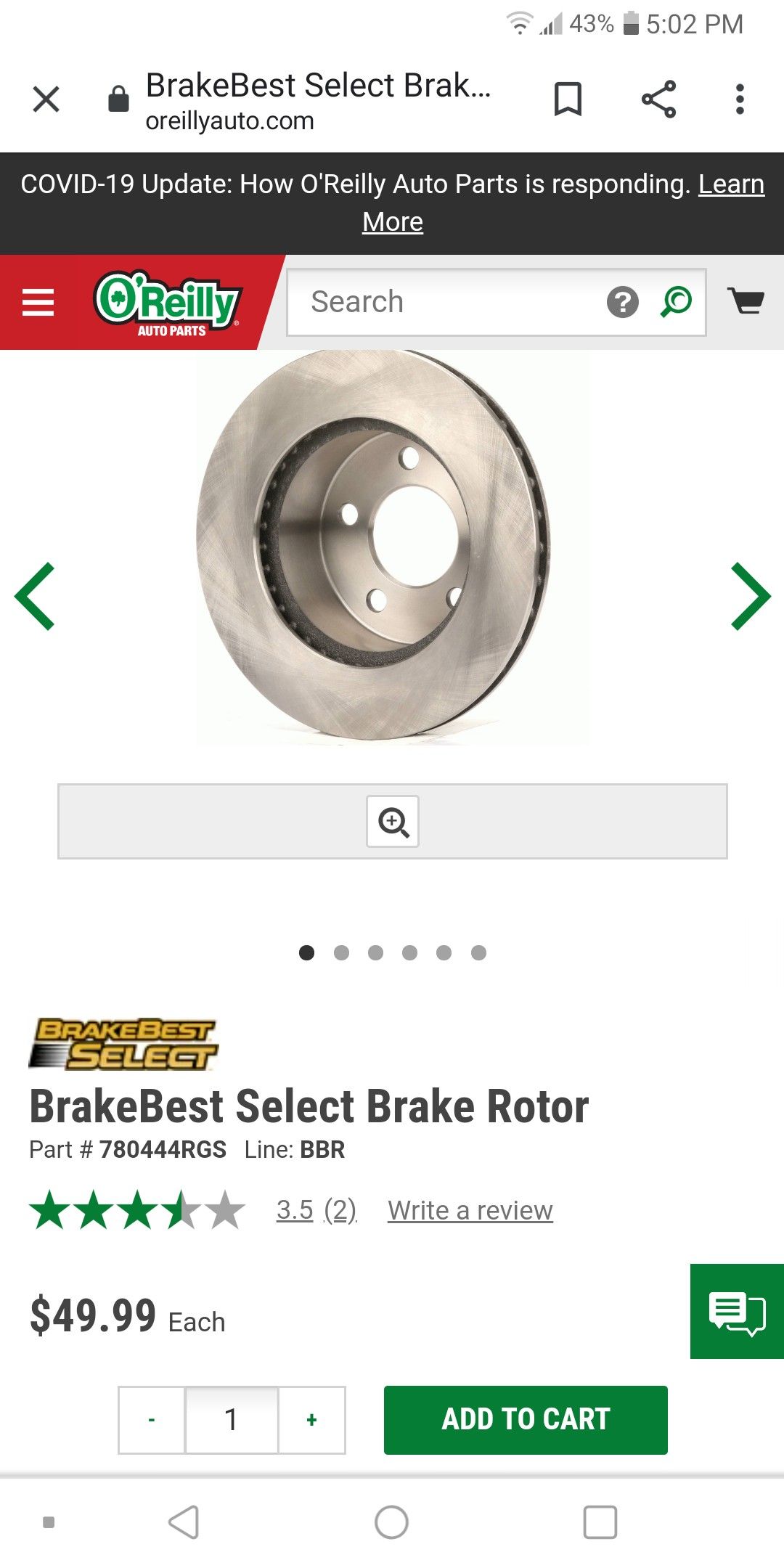 BrakeBest Select brake rotor (2)