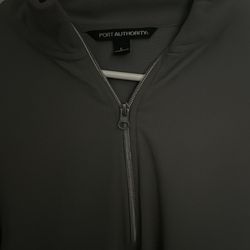 3 quarter zip up jacket grey