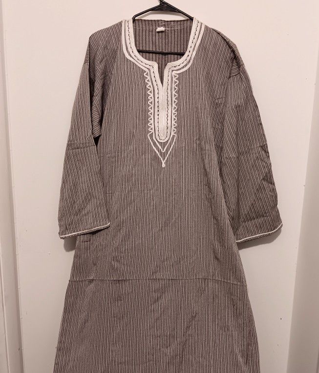 African Clothing - Egyptian Kaftan Dashiki Size Large