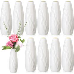 10 Pack Composite Plastic Flower Vases