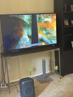 Tv Screen And Table
