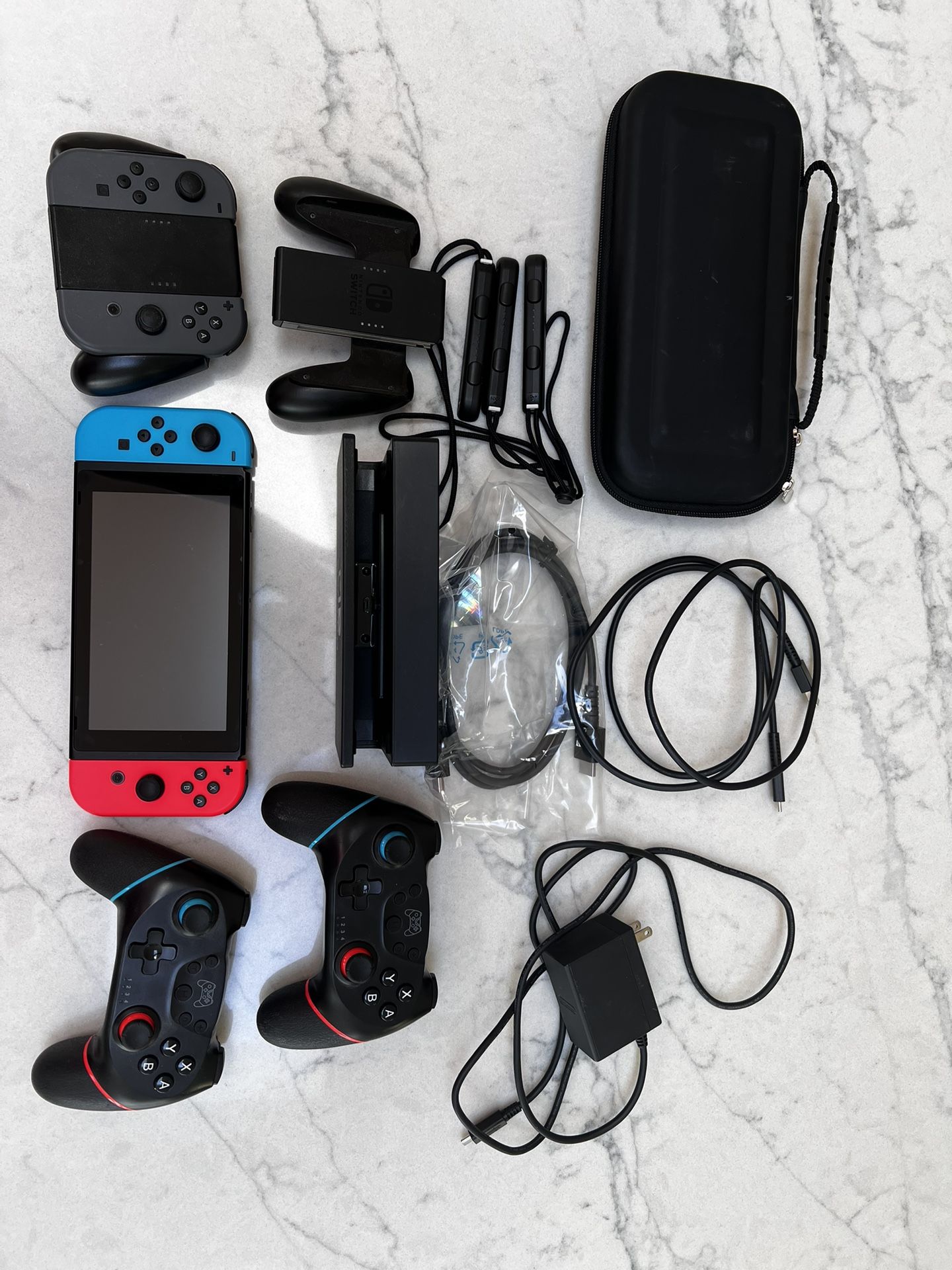 Switch 1 with Extra Controllers and Carrying Case