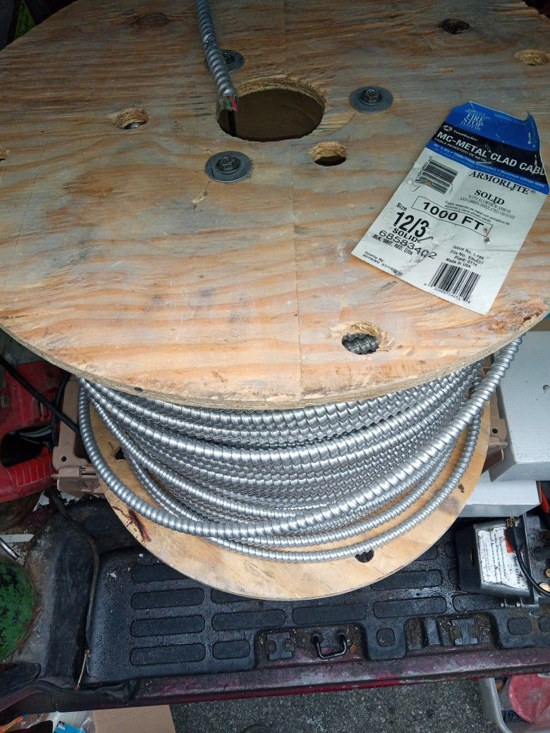 Armorlite Mc Metal Clad Bx Cable 12/3 1000 Ft