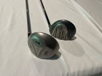 2-Club Golf Bundle: Plus 1 Jumbo Driver & Vintage Orlimar Trimetal 3-Wood