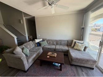 Huge Grey Sectional Couch
