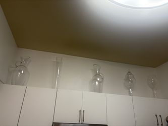 Five Oversized Glass Wear