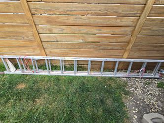 aluminum extension ladder 20'