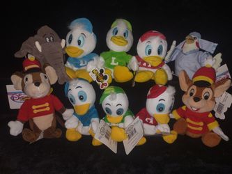 Assorted Disney bean bag plush toys $6 each