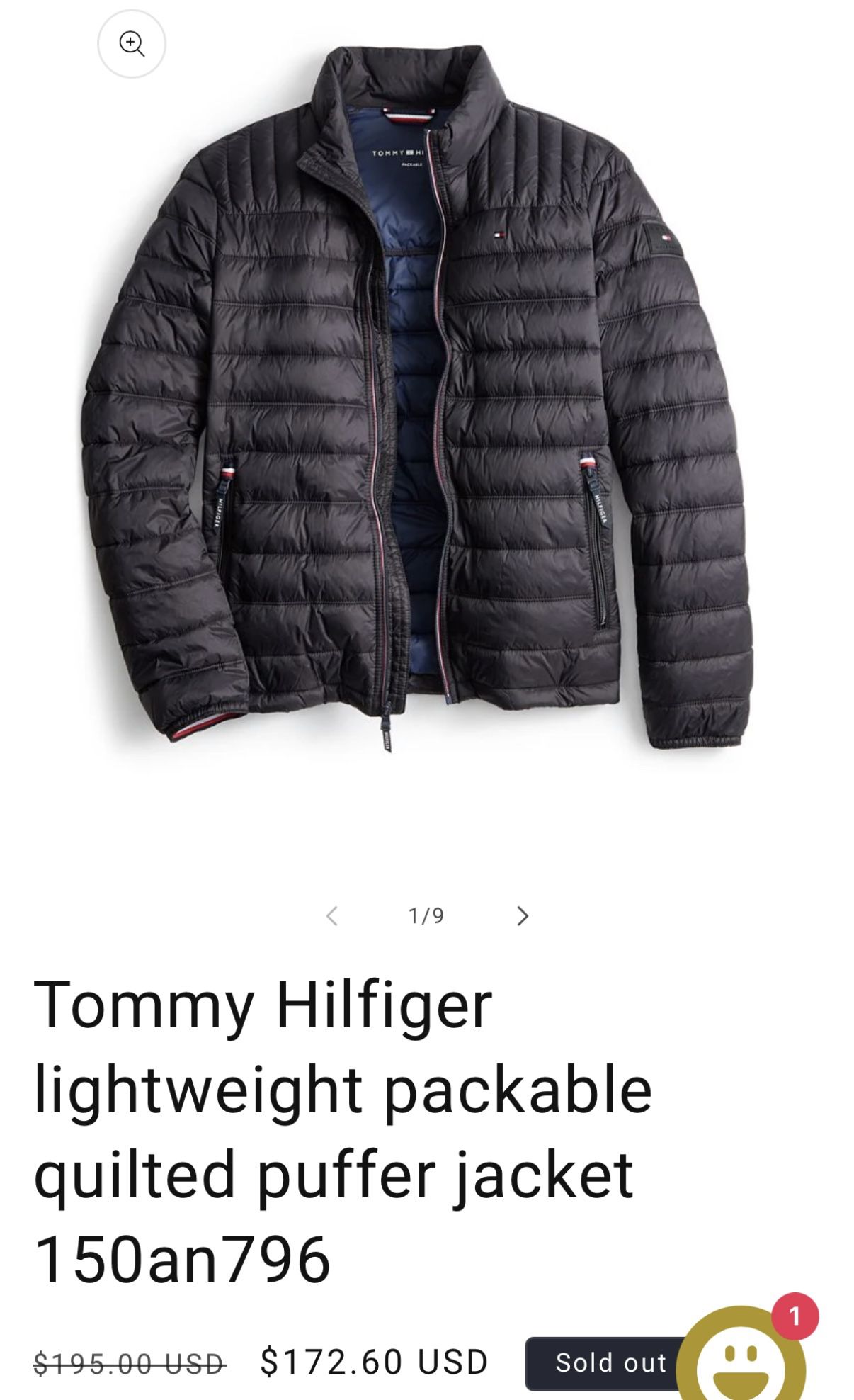 Tommy Hilfiger Lightweight Quilted Puffer Jacket