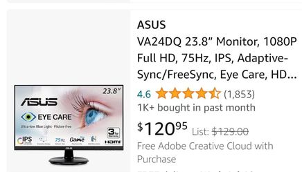 ASUS COMPUTER MONITOR