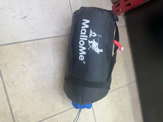 MalloMe Sleeping Bag Ultralight Camping Hiking Adult Kids Compact 50-80 F Blue