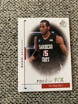 Kawhi Leonard SP Authentic rookie F/X rare card PSA 10?
