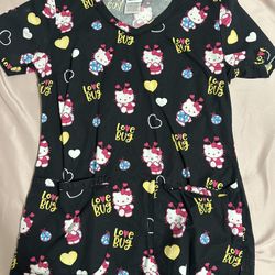 Hello Kitty Scrub Top