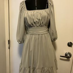 Fancy Gray  Dress