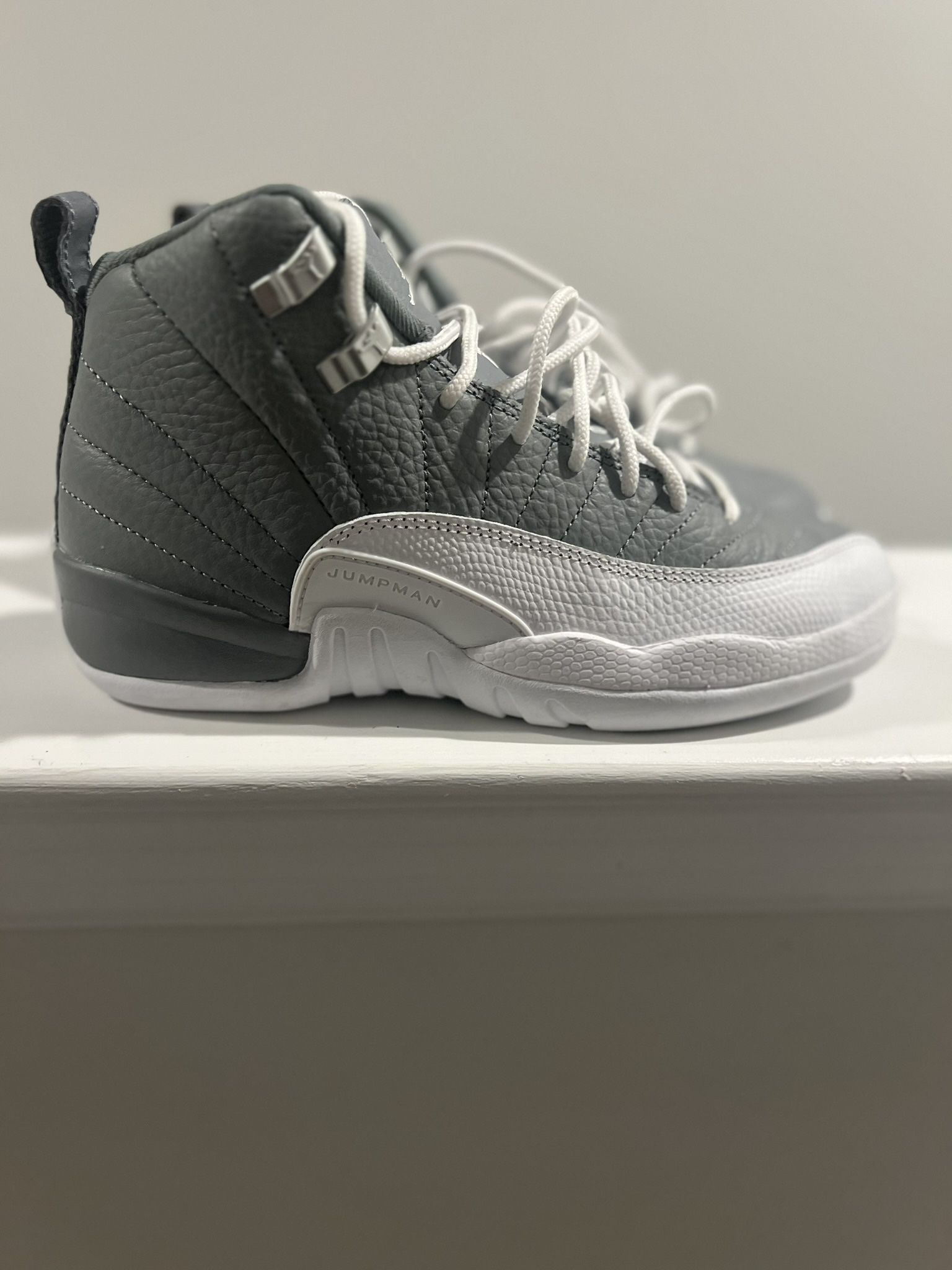 Air Jordan 12 Retro “Stealth Grey” Kids Size 4Y