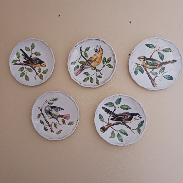 Bonwit Teller Vintage Bird Plates