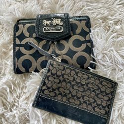 Authentic Coach Wallet and Coin Purse
