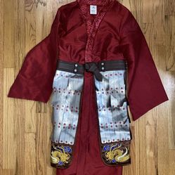 Disney Mulan 2020 Live Action Costume – Red Warrior Robe Top – Size 13