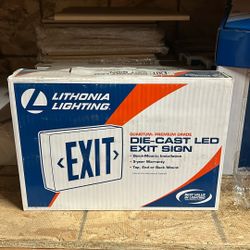 Led Exit Signs Have 18 Of Them 15$ Each Firm 