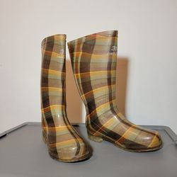 Rubber Rain Boots - Woman's Size 5.5
