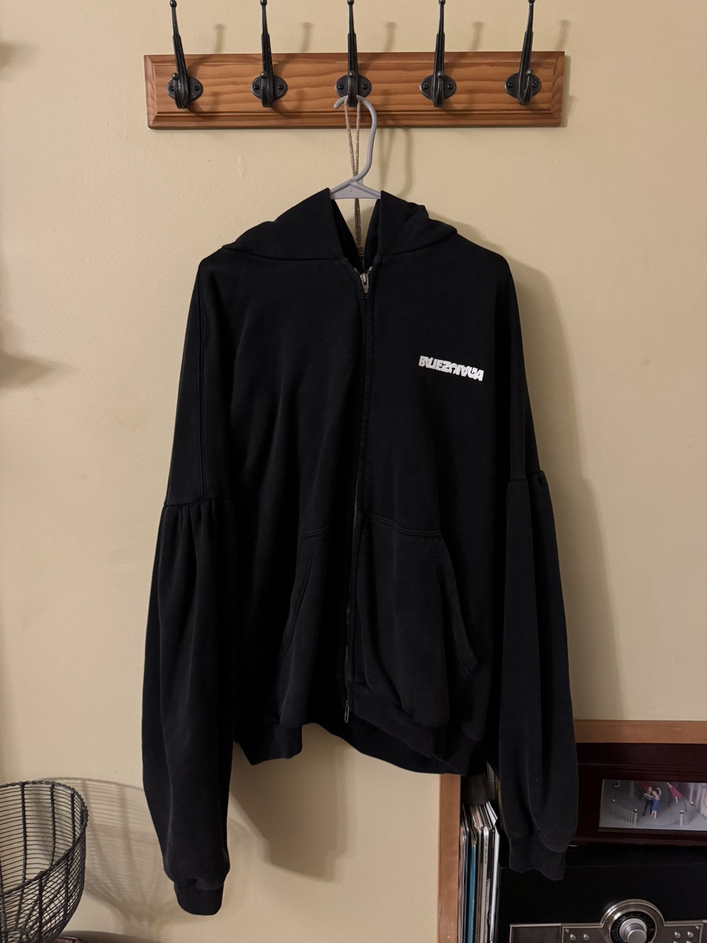 Balenciaga Upside-Down Logo Hoodie