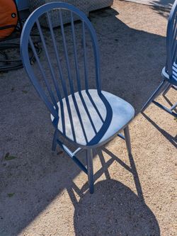 Navy Blue Dining Chair x 4