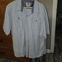 Mens Wrangler Short Sleeve Shirt 