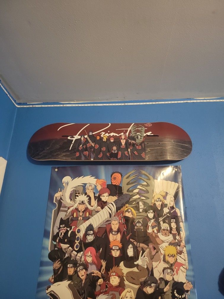 Primitive Naruto Akatsuki Skateboard Deck