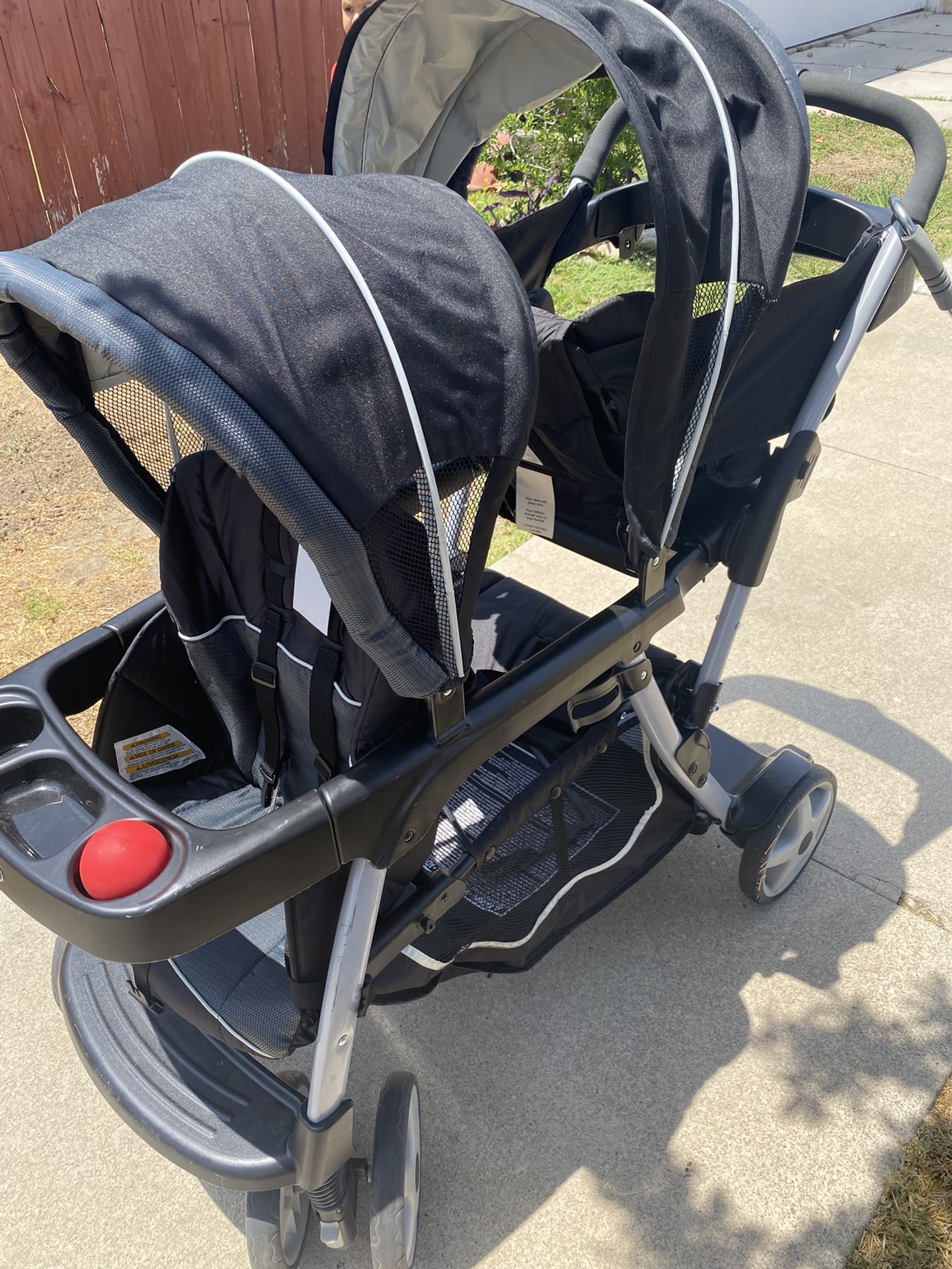 graco double stroller weight