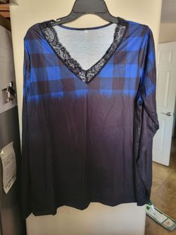 11  pictures please scroll women's blouses 2x