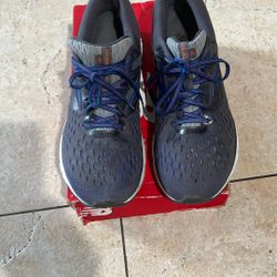 Brooks Men’s Glycerin 17 Gray Navy Gold Running Athletic Laces  UP Shoes 