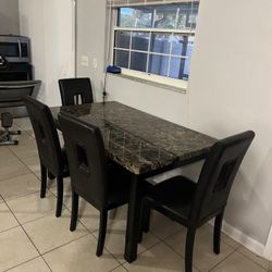 Table With 4 Chairs
