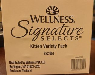 Brand New Wellness Signature Selects Kitten Wet Food Variety Pack