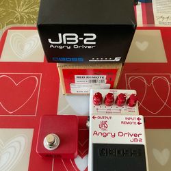 Boss JB-2 And JHS Red Remote Like New! Ready To Rock!