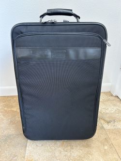 Hartmann Black Ballistic Nylon 23” Two Wheeled Luggage Expandable Handle
