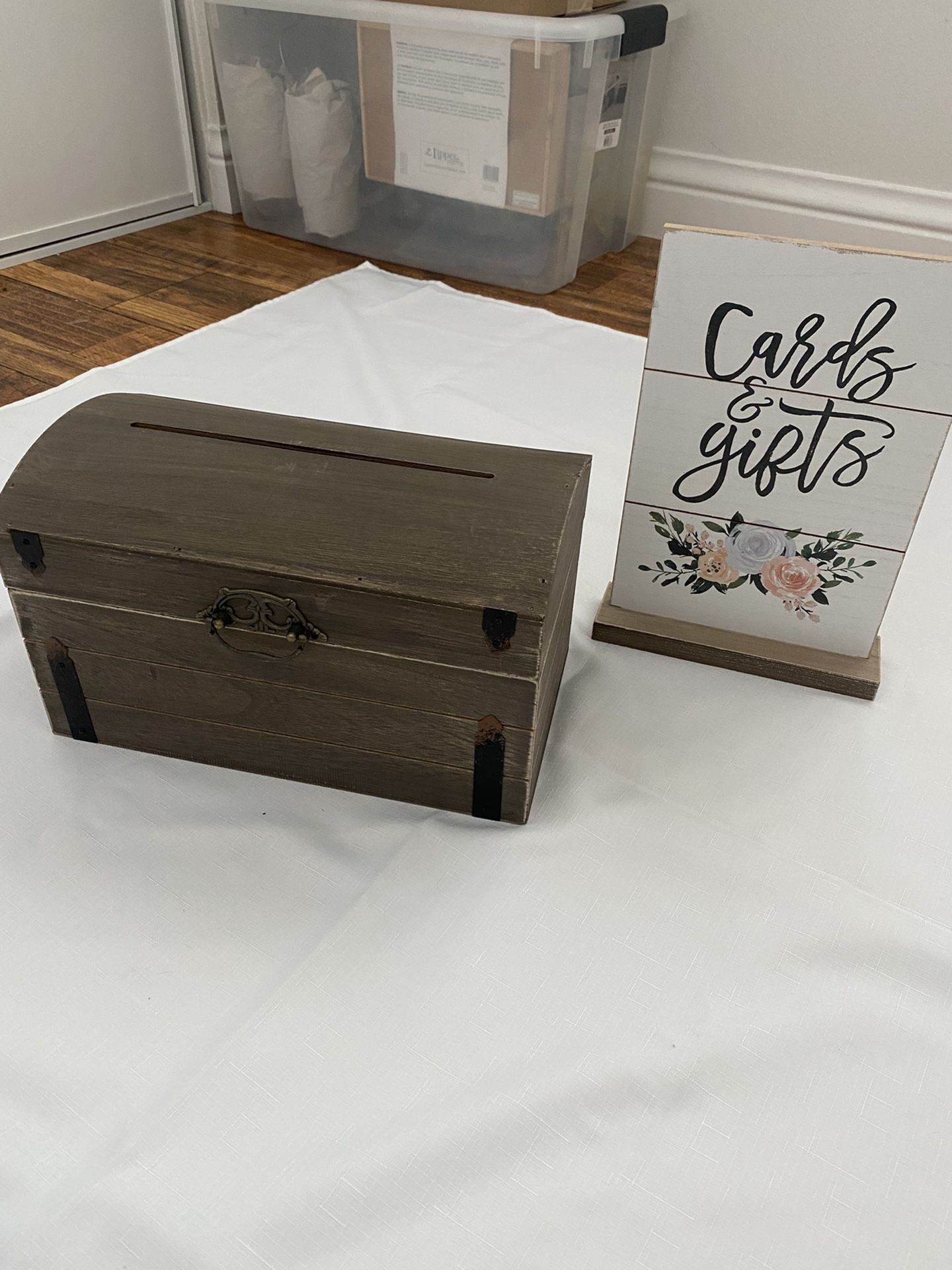 Wedding Cards & Gifts Box / Sign 