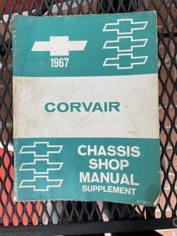1967 Corvair Shop Manual Supplement..
