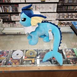 Pokémon Vaporeon Eevee Evolution Build-A-Bear Plush No Sound Plush Stuffed Toy